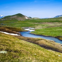 Ruisseau de montagne, Cormet de roselend, Savoie