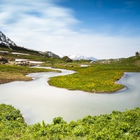 Ruisseau de montagne, Cormet de roselend, Savoie