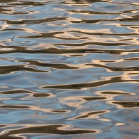 Couleurs de la mer en fin de journée