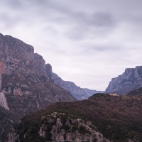 Lever du jour dans les Zagoria