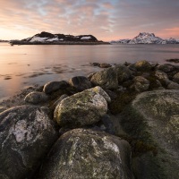 Coucher de soleil sur la mer, Nuuk