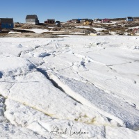 Village d'Ilimanaq vu depuis le port gelé