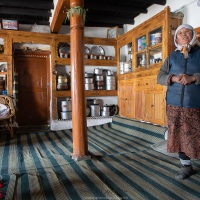 Intérieur d'une maison ladakhi