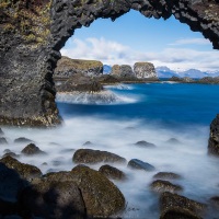 Arche audessus de la mer, Péninsule de Snæfellsnes