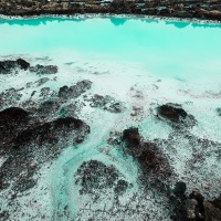 Lagon bleu,  presqu'île de Reykjanes