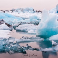 Icebergs dans la lagune, Jökulsárlón