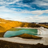 Cratère du volcan Krafla