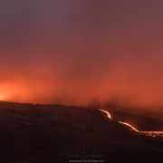 Volcan  Geldingadalir en pleine activité