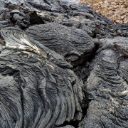Volcan  Geldingadalir: détail de lave
