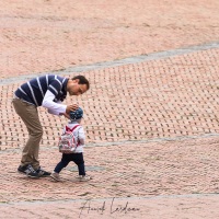 Sienne: scène de vie sur la Piazza del Campo