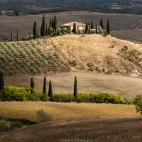 Val d'Orcia: ombre et lumière