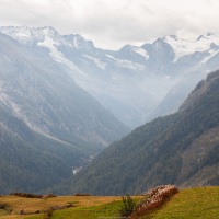 Brouillard dans la vallée de Cogne