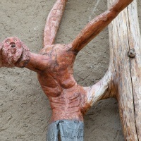 Cogne: sculpture du Christ