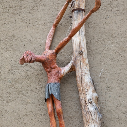 Cogne: sculpture du Christ