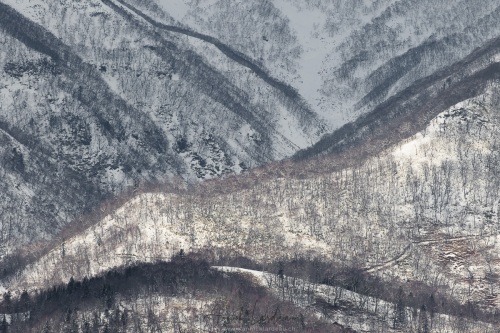 Montagnes enneigées