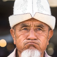 Marché de Bishkek: scène de vie