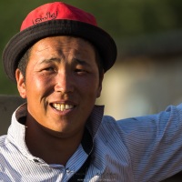 Portrait d'un homme en fin de journée