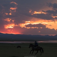 Plateau de Son Kul: coucher de soleil