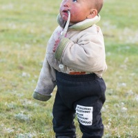 Plateau de Son Kul: enfant nomade