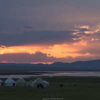 Plateau de Son Kul: coucher de soleil