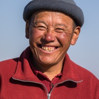 Portrait de nomade kirghize