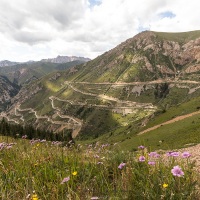 Montée au col de Moldo Alshuu, 3346m