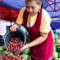 Naryn: au marché