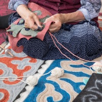 Fabrication des tapis en feutre