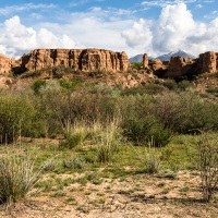 Paysage à l'approche de Skazka Canyon