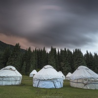 Vallée de Kok Jaiyik: camp de yourtes