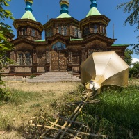 Karakol: Eglise orthodoxe en bois