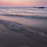 Coucher de soleil sur la mer