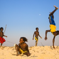 Enfants de pêcheurs nomades