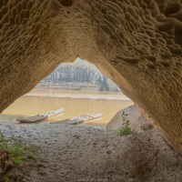 Visite d'une grotte