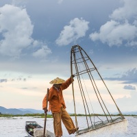 Lac Inle: Pêcheur traditionnel