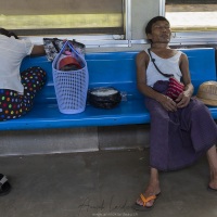 Yangon: Dans le train circulaire