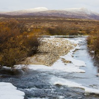 Rivière en cours "d'embacle"