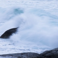 Tempête dans le fjord