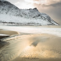 Coucher de soleil sur la plage