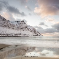 Coucher de soleil sur la plage