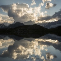 Vue sur les Alpes françaises