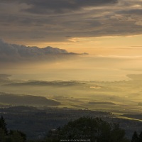 Lac Neuchâtel vu depuis le jura