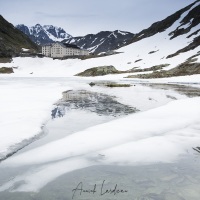 Lac et hospice du Grand Saint Bernard