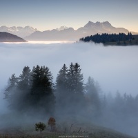 Brouillard sur le chablais