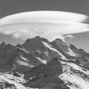 Vue sur les Alpes