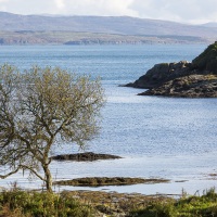 Paysage sur l'ile de Jura