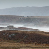Le loch durant la tempête Amy