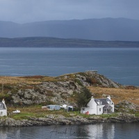 Paysage sur l'ile de Jura