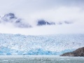 Glacier et nuages
