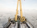 L'Origo "posé" dans la glace le temps d'un repas au calme
